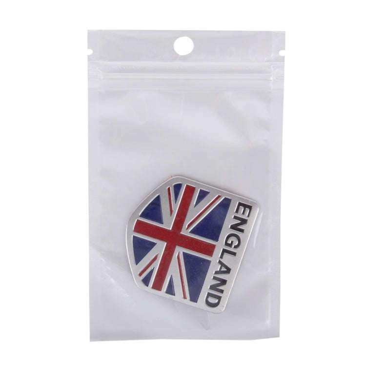England Flag Style Metal Car Sticker, England Flag