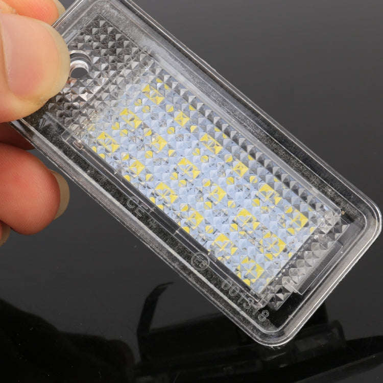 2 PCS License Plate Light with 18 SMD-3528 Lamps for Audi, For Audi