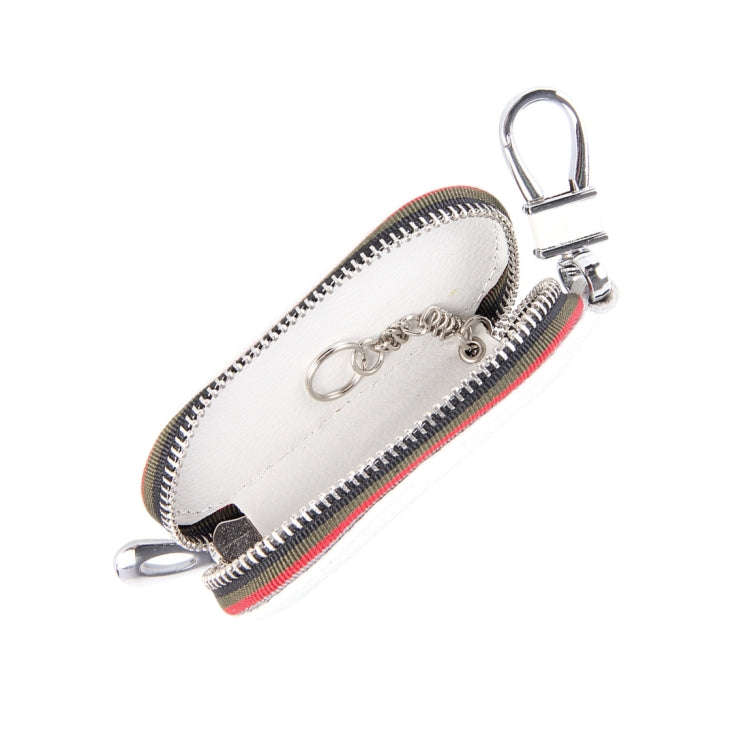 Universal Leather Crocodile Texture Waist Hanging Zipper Wallets Key Holder Bag (No Include Key),...
