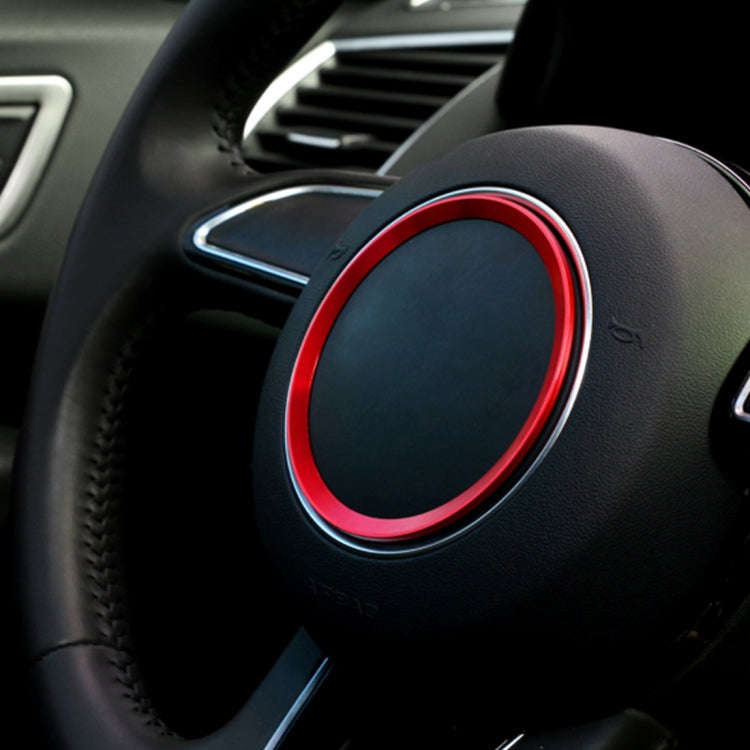Car Aluminum Steering Wheel Decoration Ring For Audi, For Audi