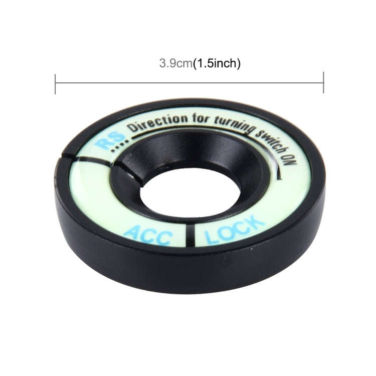 Car Aluminum Igniter Night Luminous Decoration Ring For Audi And Volkswagen