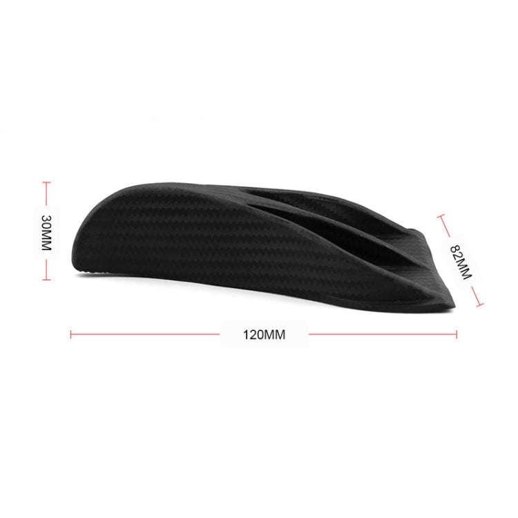 7 PCS Universal Car Eagle Claw Style Shark Fin Diffuser Vortex Generator Roof Spoiler, Carbon Fiber
