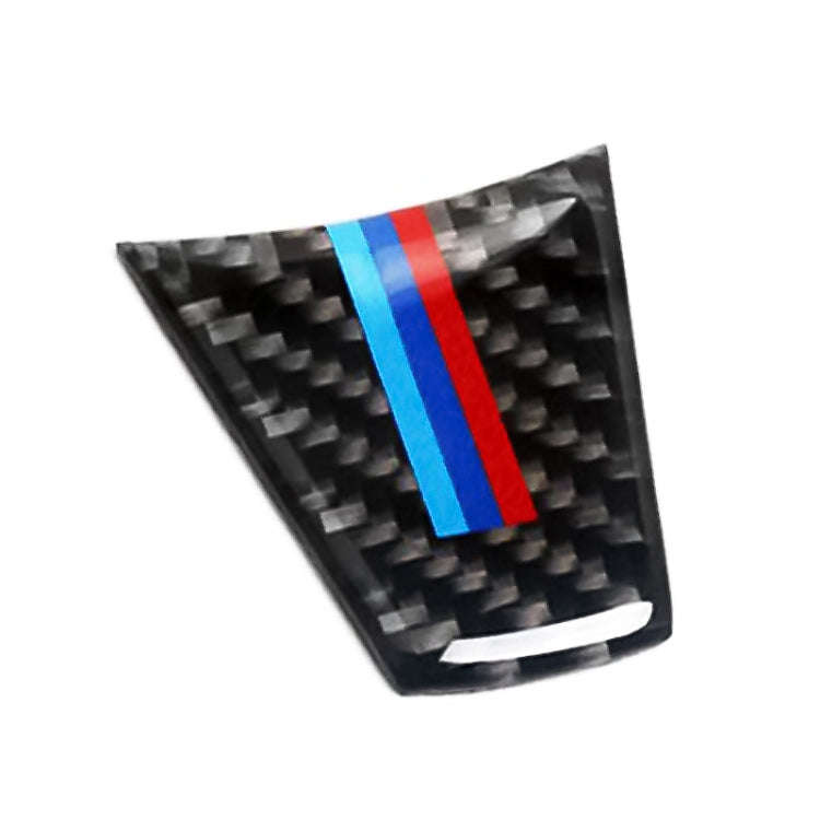Car Carbon Fiber Steering Wheel Decorative Sticker for BMW E90 / E92, Steering Wheel Decorative S...