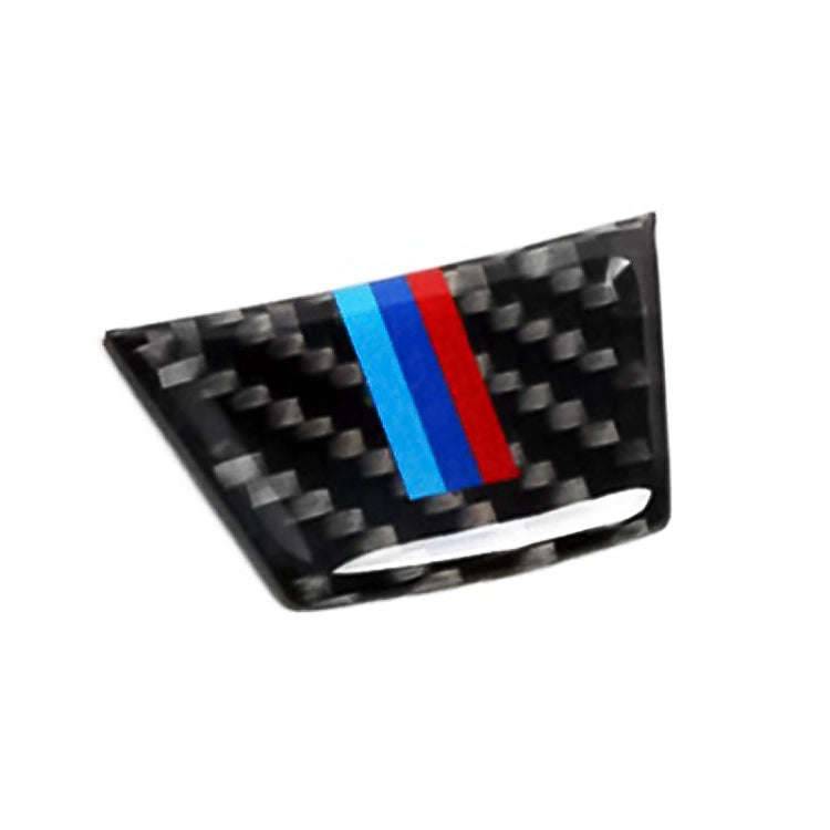 Car Carbon Fiber Steering Wheel Decorative Sticker for BMW E90 / E92, Steering Wheel Decorative S...
