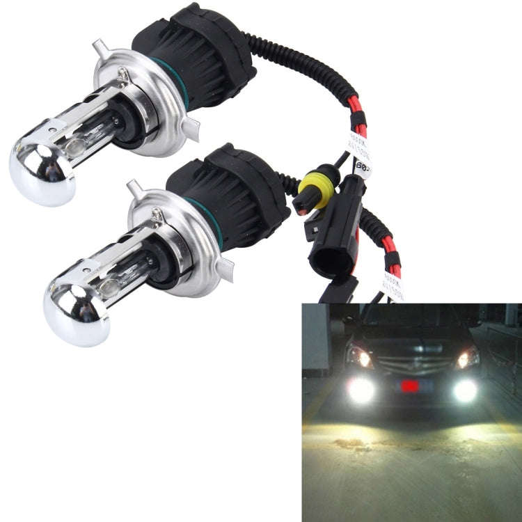 2 PCS H4 55W 4300K HID Bulbs Xenon Lights Lamps, AC 12V, H4
