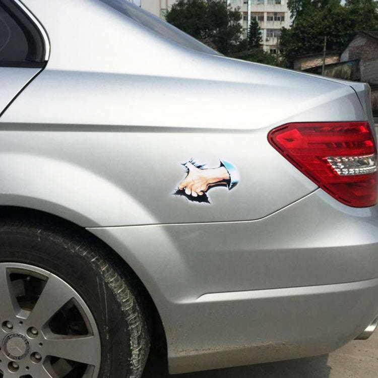 3D Characteristic Digital Simulation Car Paper Sticker, National Flag, Exaggerated Effection 9, E...