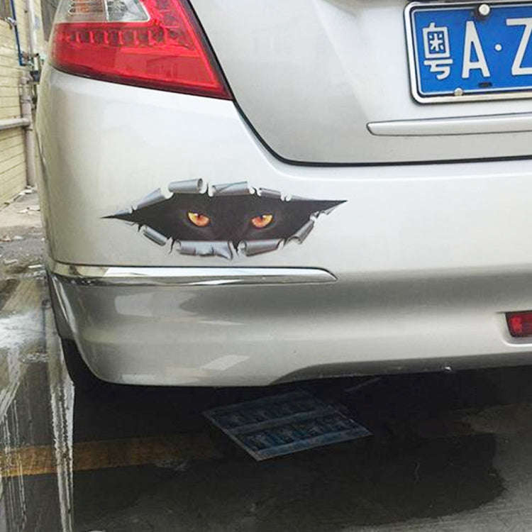 3D Characteristic Digital Simulation Horrible Style Car Paper Sticker, Exaggerated Effection 11, ...