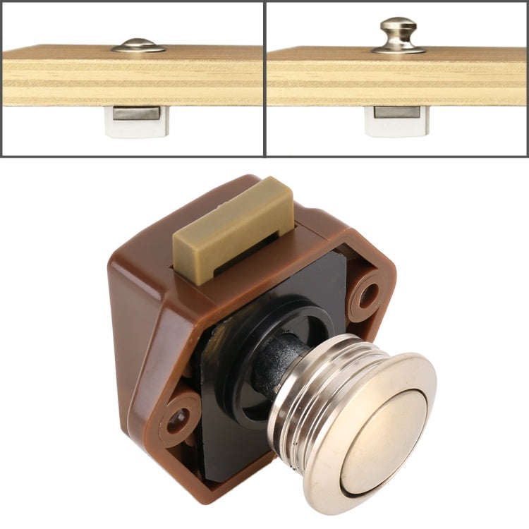 Press Type Drawer Cabinet Catch Latch Release Cupboard Door Stop Drawer Cabinet Locker for RV / Y...