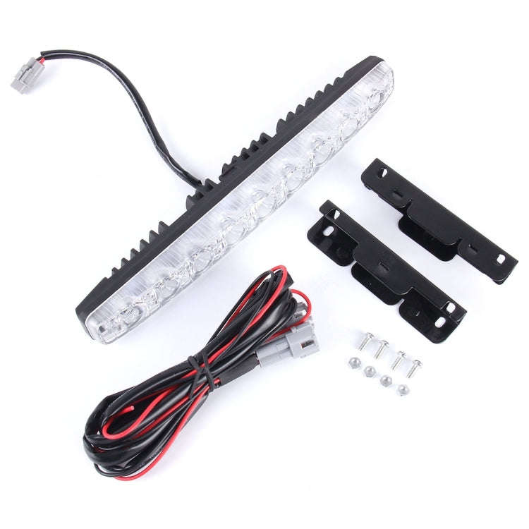 2 PCS LD-008 5730-9SMD 15W 1500 LM 7000K White Light  Daytime Running Light.DC 12V, White Light+1...