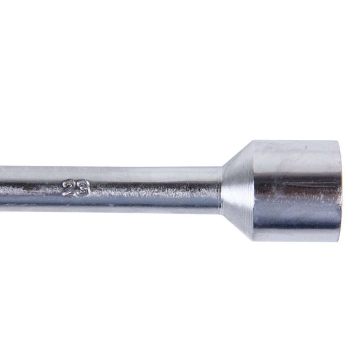 Compact Universal Tire Iron Lug Wrench with 17mm 19mm 21mm 23mm Socket Adapters, Universal 17mm 1...