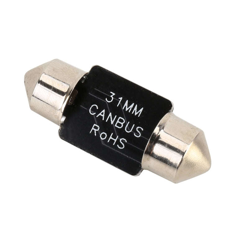 2 PCS 31mm DC12V / 1.5W / 6000K / 110LM 4LEDs SMD-3030 Car Reading Lamp Dome Light, with Decoder,...
