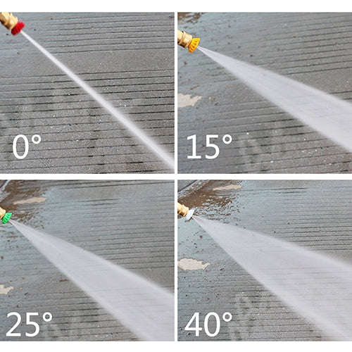High Pressure Car Wash Gun Jet Nozzle Washer Accessories, Nozzle Angle: 25 Degree, Nozzle Angle: ...