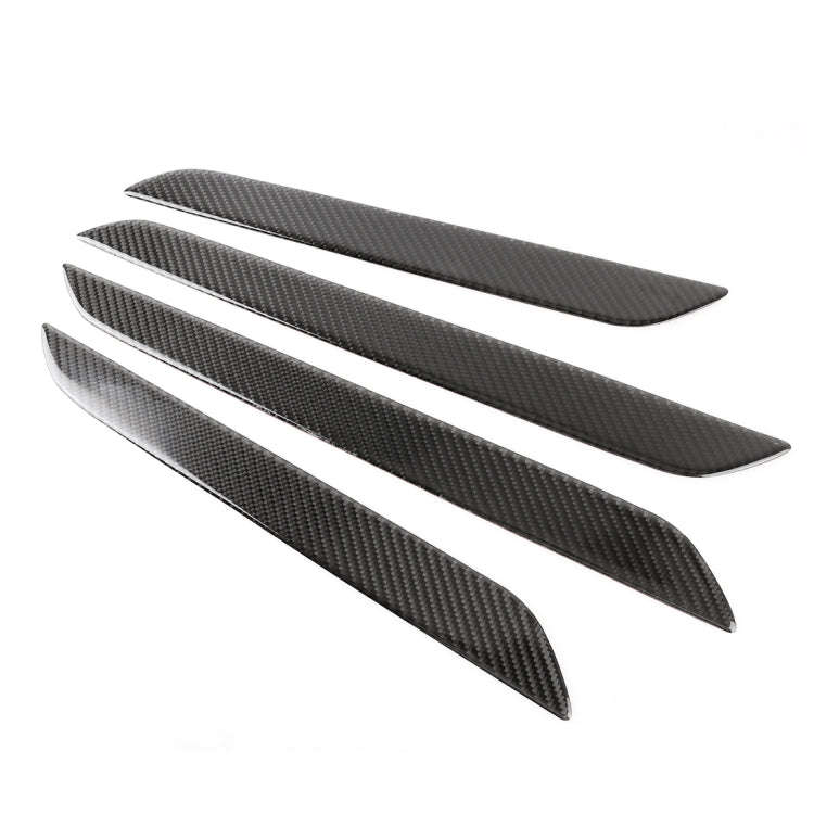 4 PCS Carbon Fibre Car Door Panel Decorative Sticker for Audi Q3 2013-2018, Door Panel