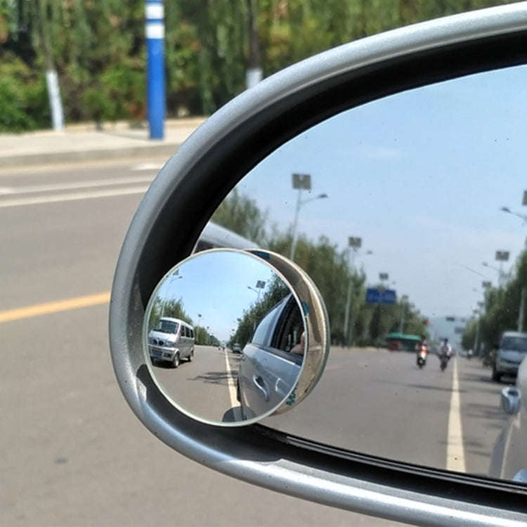 2 PCS XIAOLIN XL-1008A Car Blind Spot Rear View 360 Degree Angle Adjustable Wide Angle Mirror, Di...