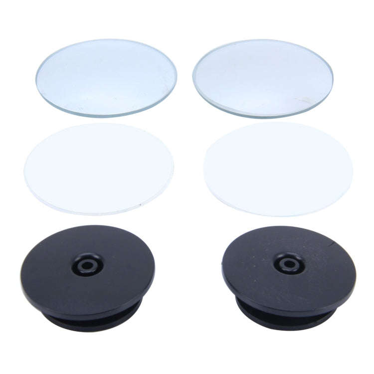 2 PCS XIAOLIN XL-1008A Car Blind Spot Rear View 360 Degree Angle Adjustable Wide Angle Mirror, Di...
