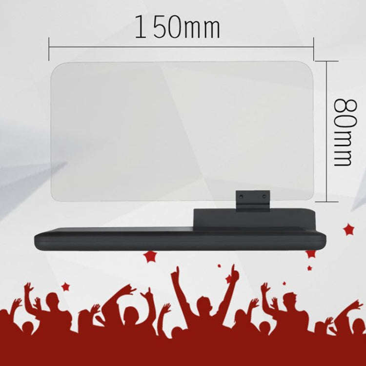 H6 Multi-function Car Smartphone Navigation Head Up Display Holder for 6 Inch Smartphone, H6