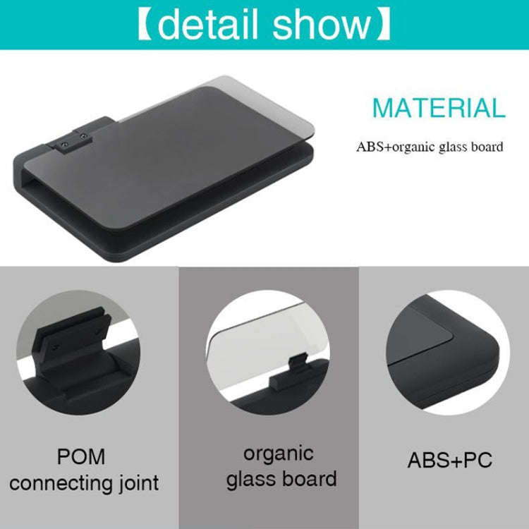H6 Multi-function Car Smartphone Navigation Head Up Display Holder for 6 Inch Smartphone, H6
