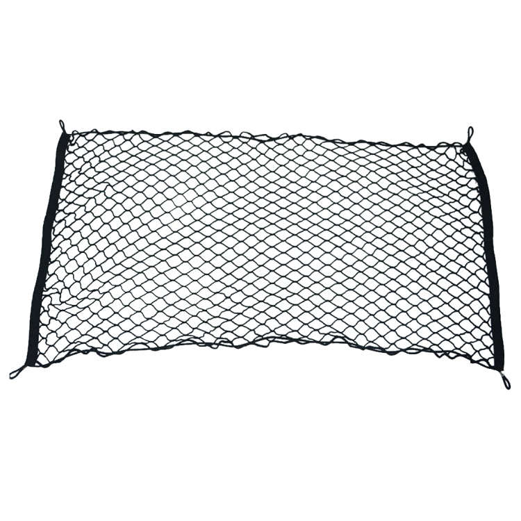 4 Hook Vehicle Universal Fit Trunk Mesh Cargo Storage Organizer Car Van SUV Back Item Net, Car Va...