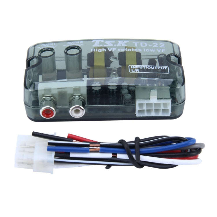 TSK TD-22 Car Stereo Speaker Level Converter, High VF Rotates Low VF, Car High VF Rotates Low VF ...
