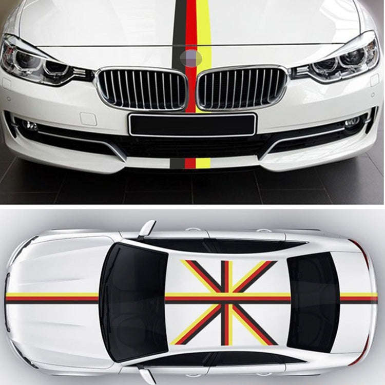 5m German Flag Car Plastic Wrap Sticker Decal Film, Germany Natianality Flag/5m