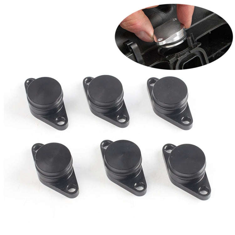6 PCS 22mm Swirl Flap Flaps Delete Removal Blanks Plugs for BMW M57 (6-cylinder), 22mm (Silver), ...