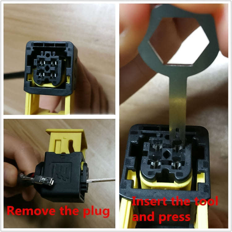 3 PCS Auto Car Plug Circuit Board Wire Harness Terminal Extraction Pick Connector Crimp Pin Back ...