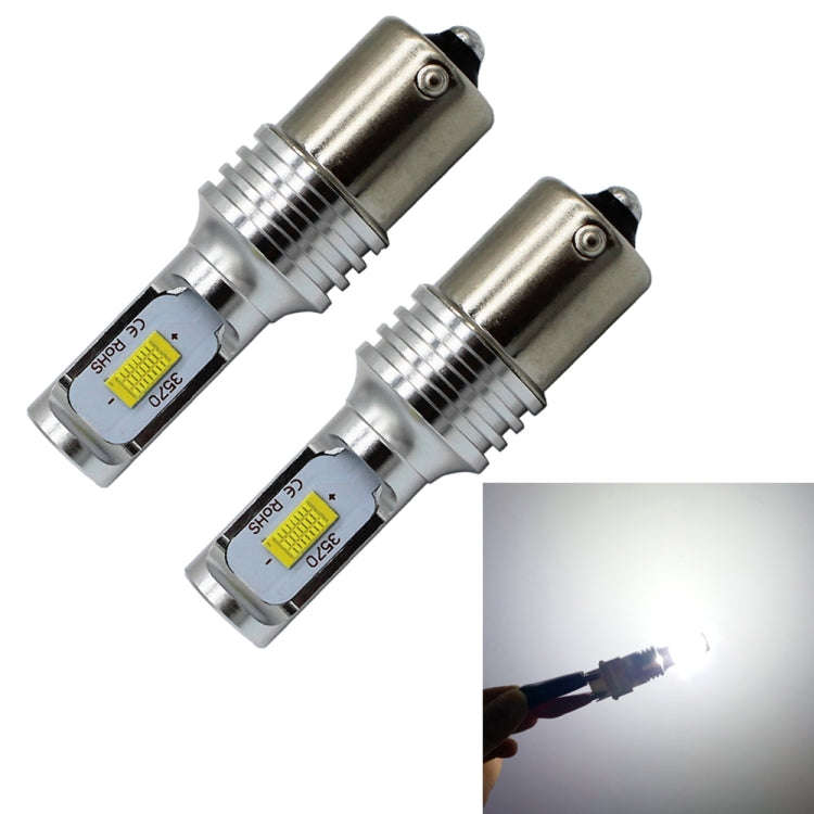 2 PCS Decode 1156/BA15S 72W LED Bulbs Light Car Auto Turn Lamp Backup Light, DC 12-24V, White, Ye...