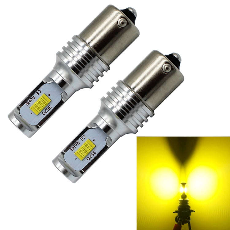 2 PCS Decode 1156/BA15S 72W LED Bulbs Light Car Auto Turn Lamp Backup Light, DC 12-24V, White, Ye...