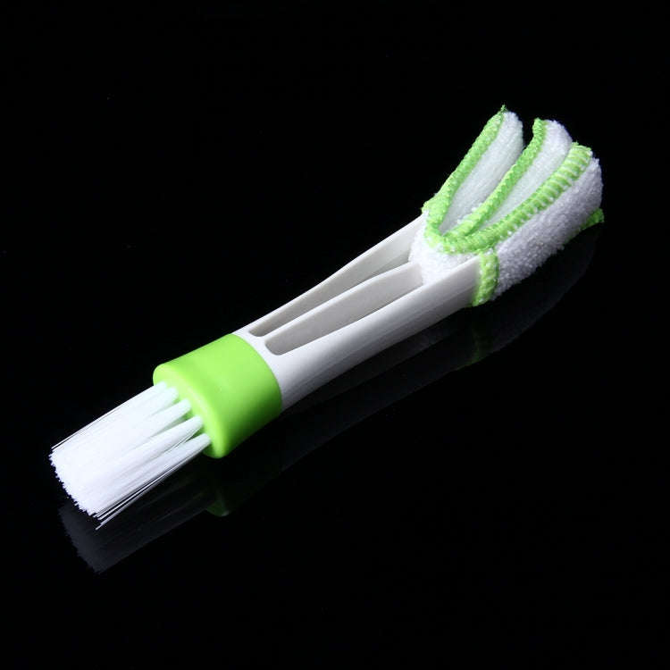 Clean Tool Dirt Duster Brush Dual Head for Car Air-Condition Vent Blind, 1 PC