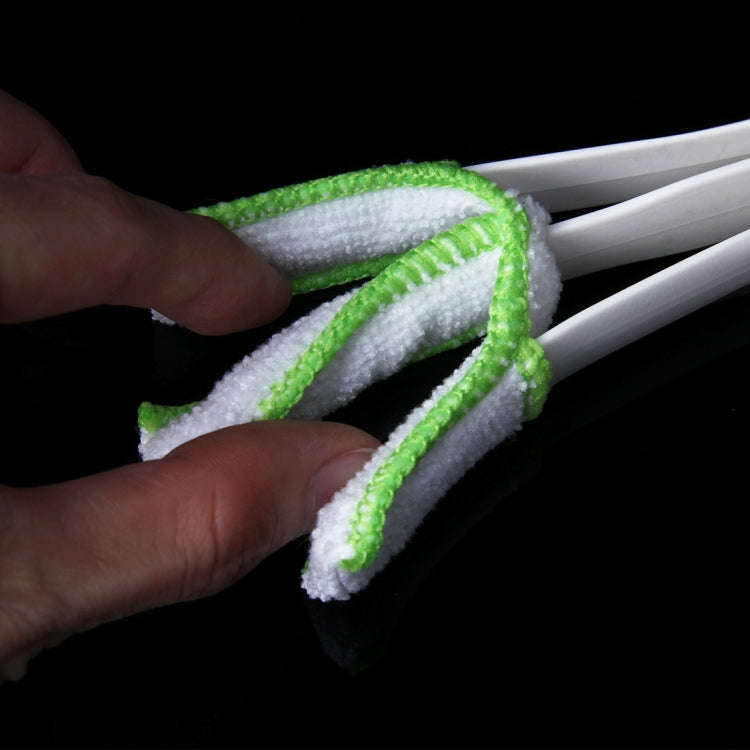 Clean Tool Dirt Duster Brush Dual Head for Car Air-Condition Vent Blind, 1 PC