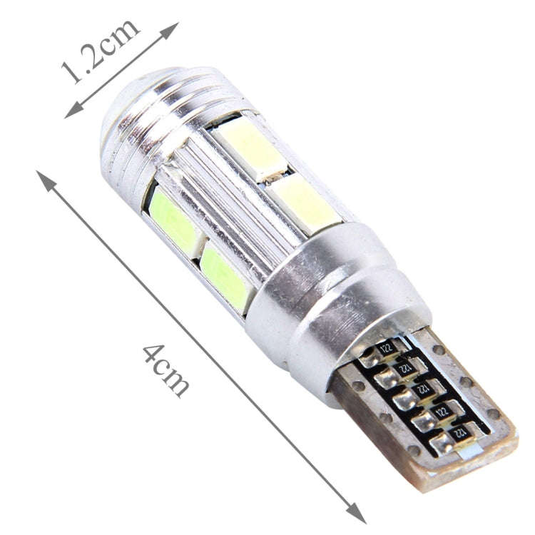 2PCS T10 6W Ice Blue Light 10 SMD 5630 LED Error-Free Canbus Car Clearance Lights Lamp, DC 12V, 2...