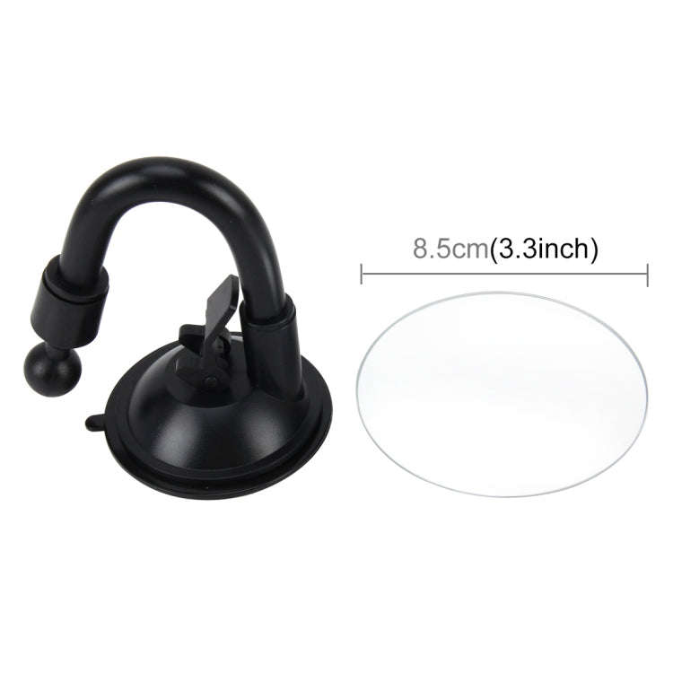 360 Degree Adjustable Car Interior Windshield Circular Blind Spot Mirror with Sucking Cup Holder,...