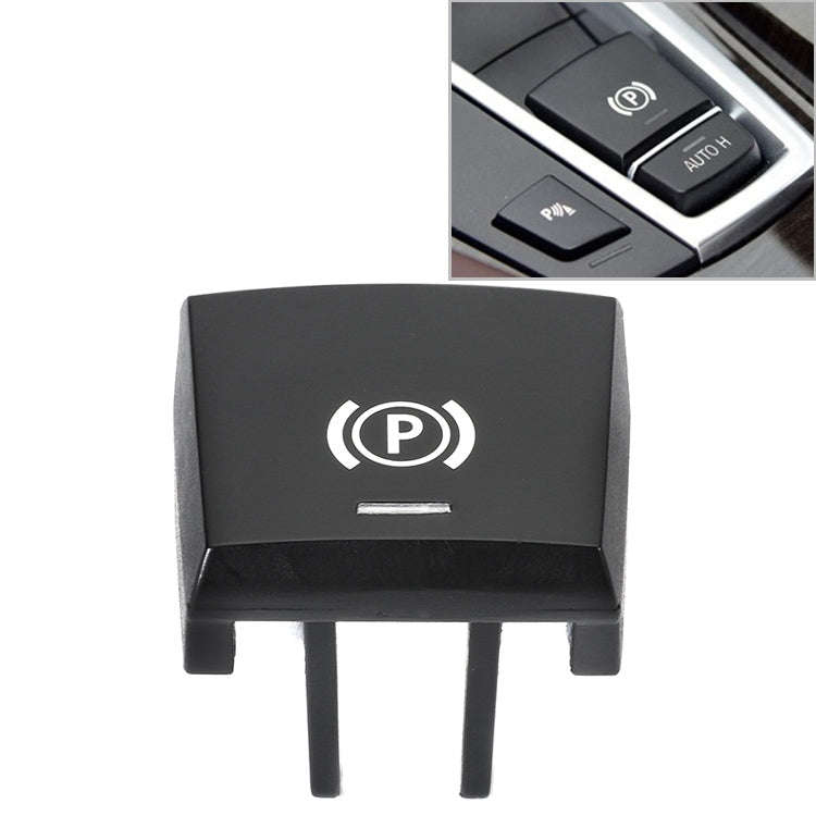Auto Parking Switch Cover Replacement Handbrake P Key Button for BMW 5 / 6 Series 2014/07-2017/05...