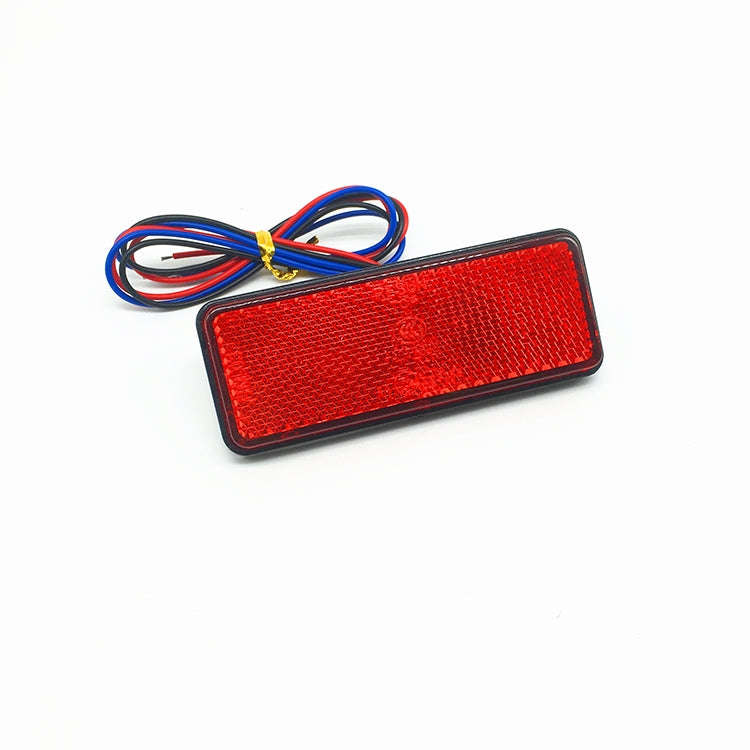 2 PCS Motorcycle Car Trailer DC 12-15V 24-LED Indicator Lamp Reflector Rectangle Marker Tail Ligh...