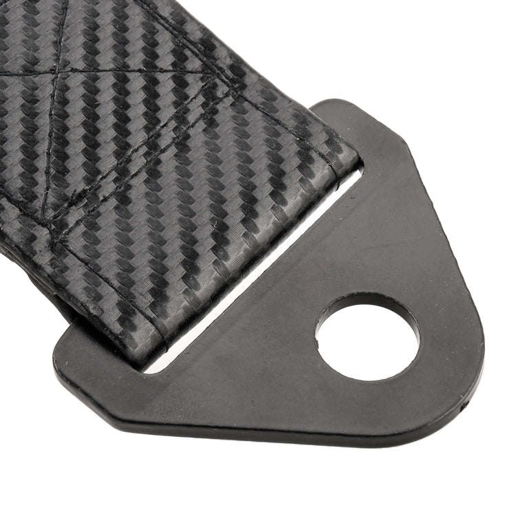 Car Universal Tow Strap Screw Hole Carbon Fiber Towing Rope, Screw Hole