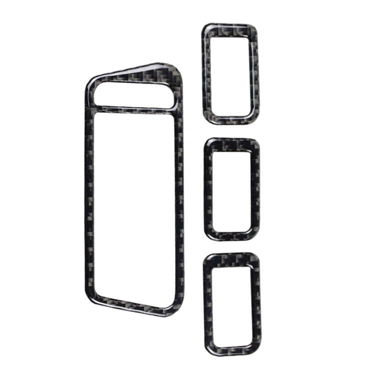 Car Carbon Fiber Window Lift Panel Decorative Sticker for Volkswagen Golf 7 2013-2017, Left Drive...