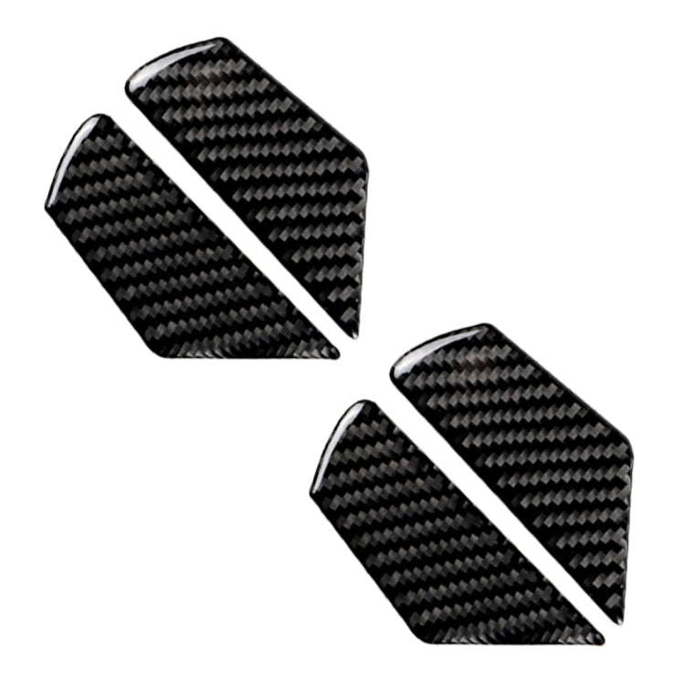 Car Carbon Fiber Door Inner Handle Wrist Panel Decorative Sticker for Volkswagen Golf 7 2013-2017...
