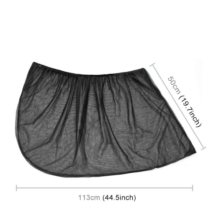 2 PCS Car Rear Window Net Yarn Sunscreen Insulation Window Sunshade Cover, Size: 113*50cm, Size: ...