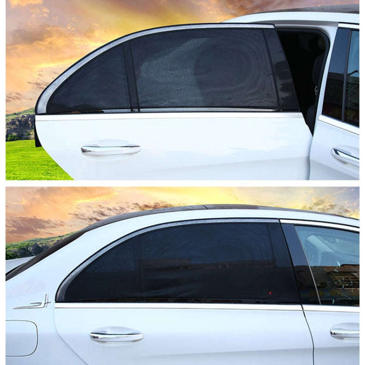 2 PCS Car Rear Window Net Yarn Sunscreen Insulation Window Sunshade Cover, Size: 113*50cm, Size: ...