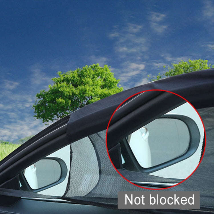 2 PCS Car Front Window Net Yarn Sunscreen Insulation Window Sunshade Cover, Size: 75*50cm, Size: ...