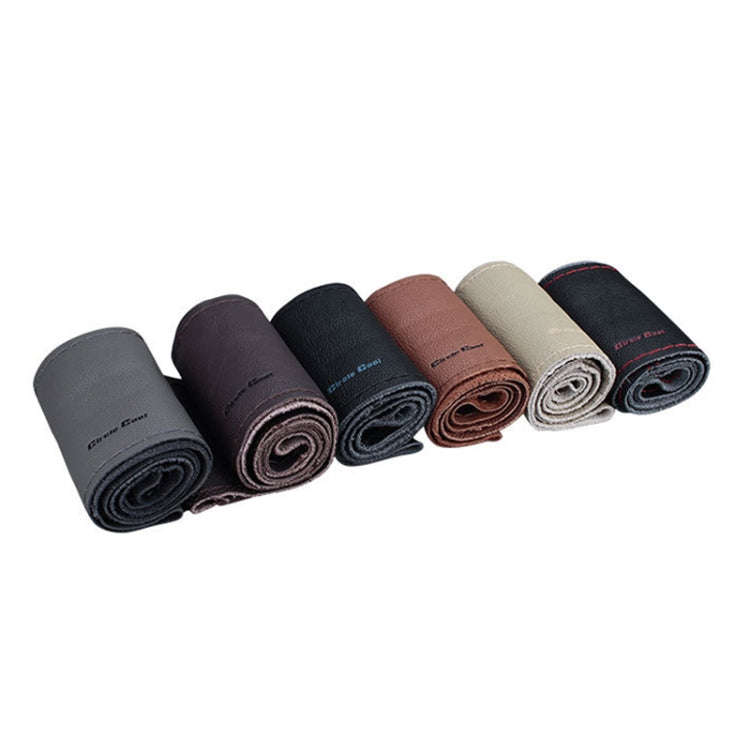 Car Universal Genuine Leather Hand-stitched Steering Wheel Cover