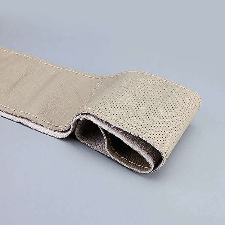 Car Universal Genuine Leather Hand-stitched Steering Wheel Cover