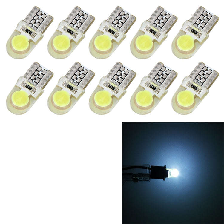 10 PCS T10 W5W DC 12V 1W 60LM Car Clearance Lights LED Marker Lamps with Decoder, Blue Light, Whi...
