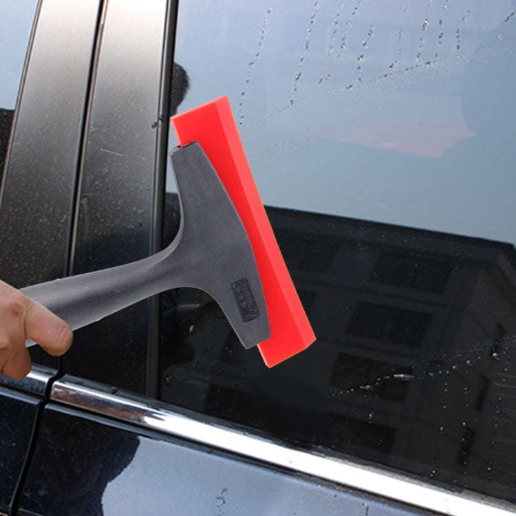 For Short Handle Tendon Scraper Car Film Tools Wiper Plate Glass Cleaning Tool, Film Tools(Black)...