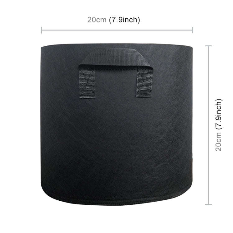 2 Gallon Planting Grow Bag Thickened Non-woven Aeration Fabric Pot Container with Handle, 2 Gallon