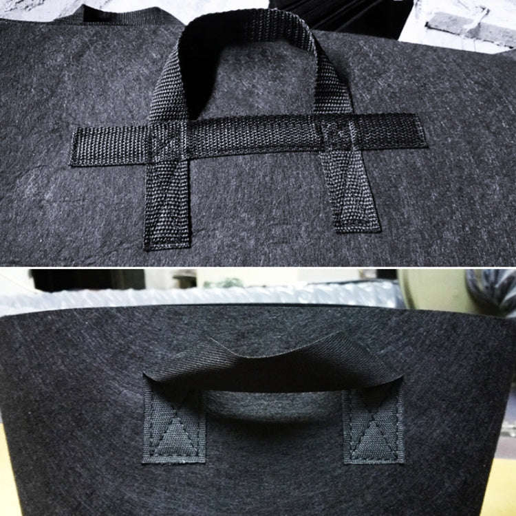 2 Gallon Planting Grow Bag Thickened Non-woven Aeration Fabric Pot Container with Handle, 2 Gallon