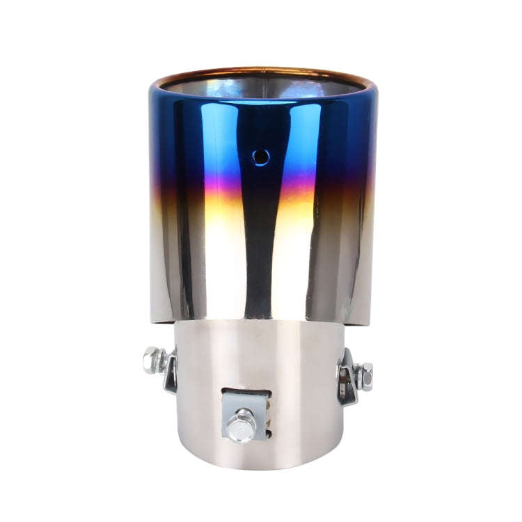 Universal Car Styling Stainless Steel Curved Exhaust Tail Muffler Tip Pipe, Curved