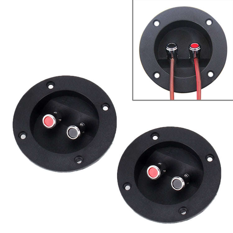 2 PCS DIY Home Car 2 Way Speaker Box Terminal Cup Subwoofer Plugs Stereo Binding Post, Car Stereo...