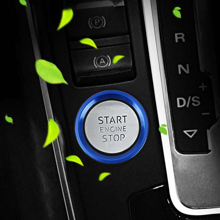 Car Engine Start Key Push Button Ring Trim Aluminum Alloy Sticker Decoration for Audi, For Audi(E...