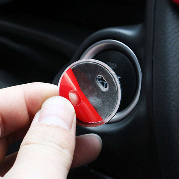 3D Aluminum Alloy Engine Start Stop Push Button Cover Trim Decorative Sticker for Mazda, for Mazda